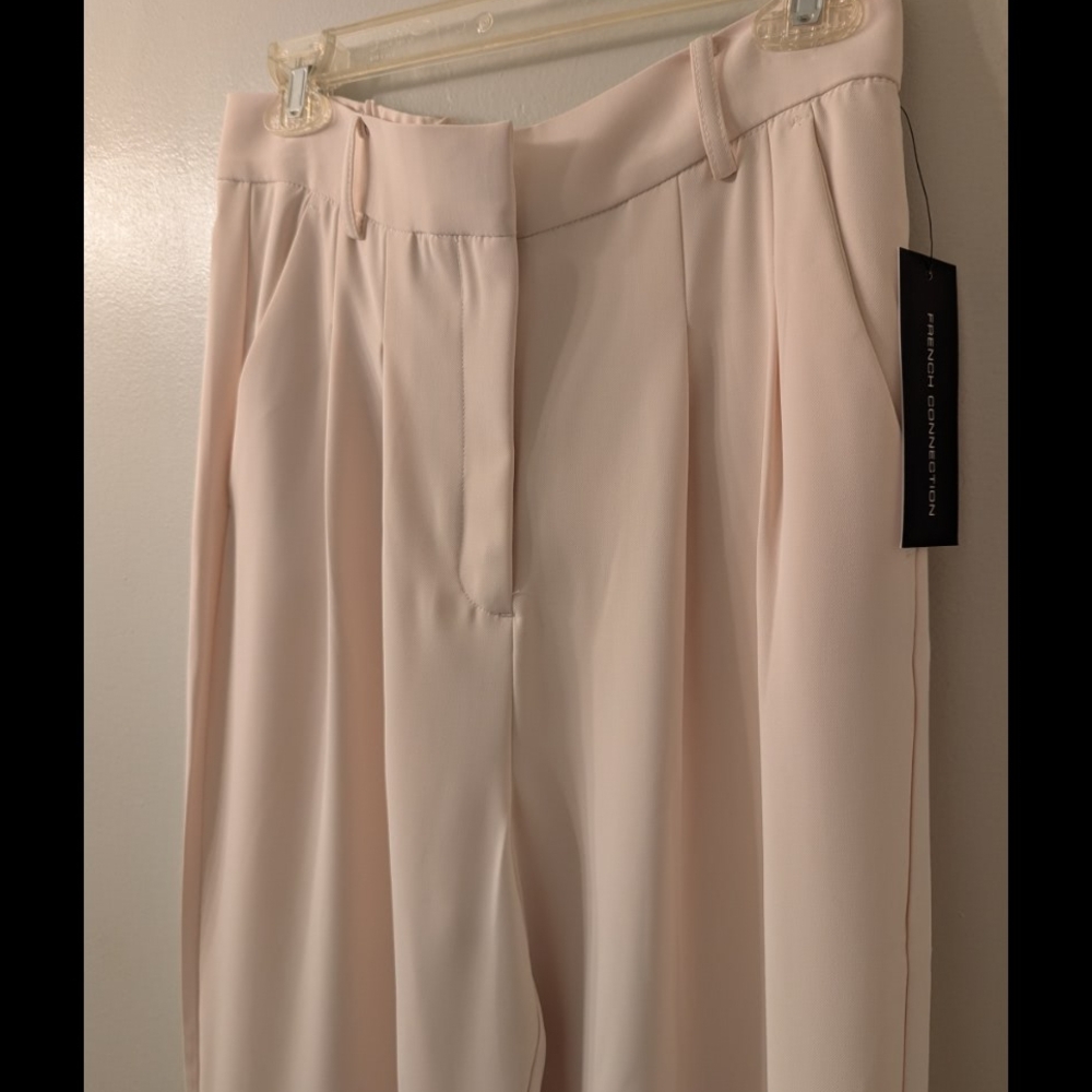 French Connection Soft Cream Trousers